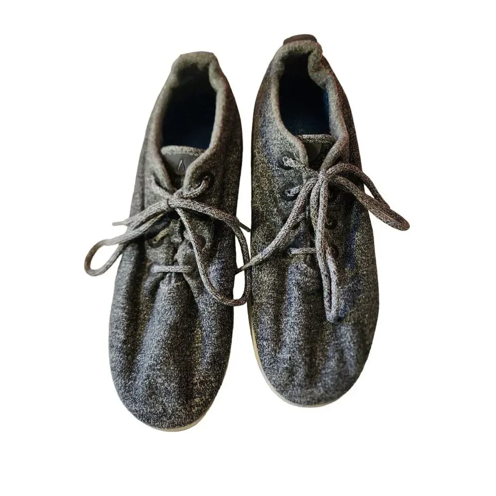 Allbirds Runners Shoes Natural Black Grey 0219 NV1 Merino Wool Men's US Size 12
